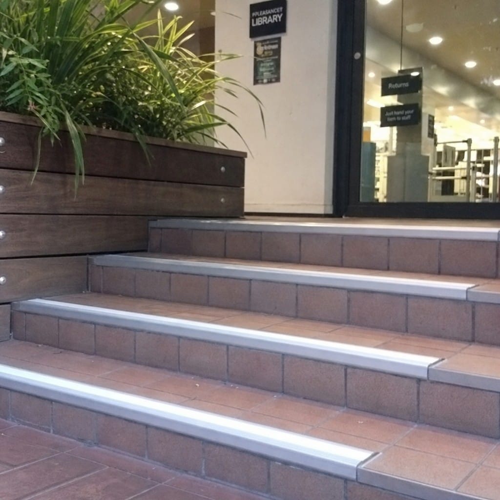 Customer photo review of Aluminium Stair Nosing 60x55mm Anti Slip Visibility Edge
