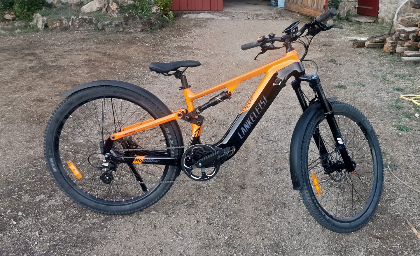 Customer photo review of Lankeleisi MG600 Pro 29" Trails E-Mountain Bike 150/130 mm Full Suspension 960Wh EMTB