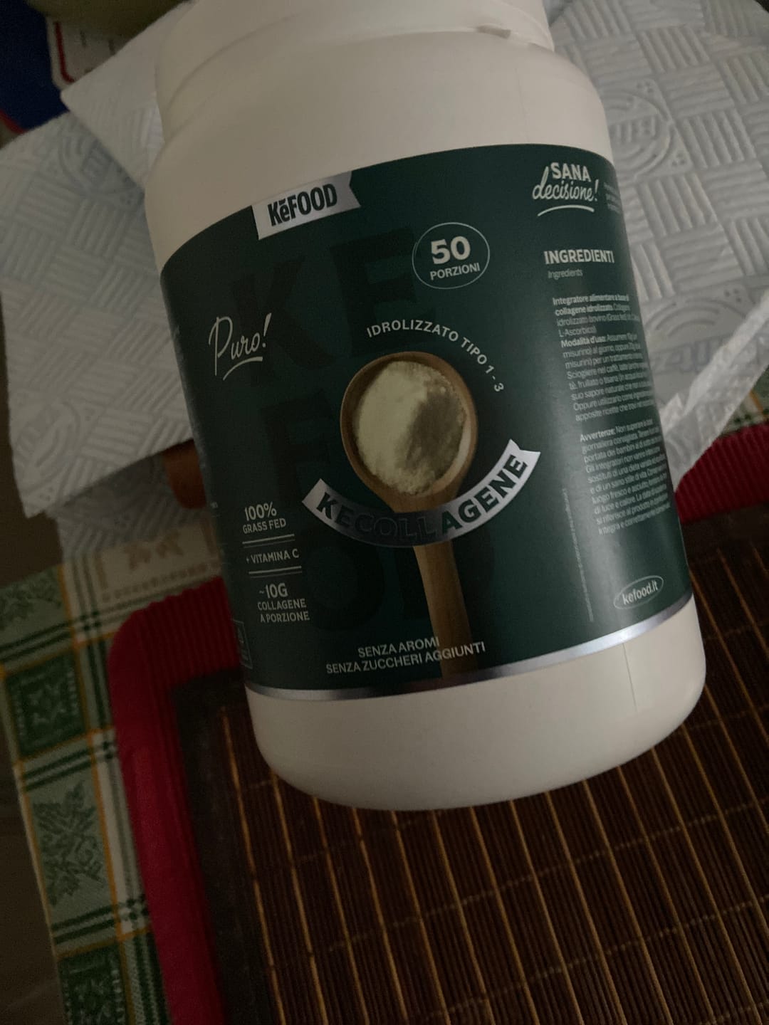 Customer photo review of COLLAGENE GRASS FED CON VIT C 500G