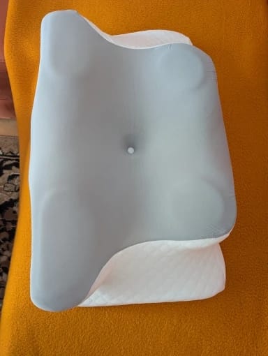 Customer photo review of JOAY Ergonomic Cervical Pillow – Butterfly Memory Foam
