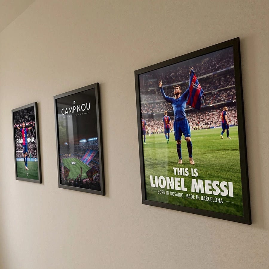 Customer photo review of Lionel Messi 'Hang It In The Louvre' Poster