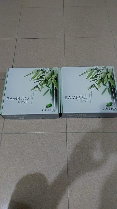 Customer photo review of Bamboo Bath Towel