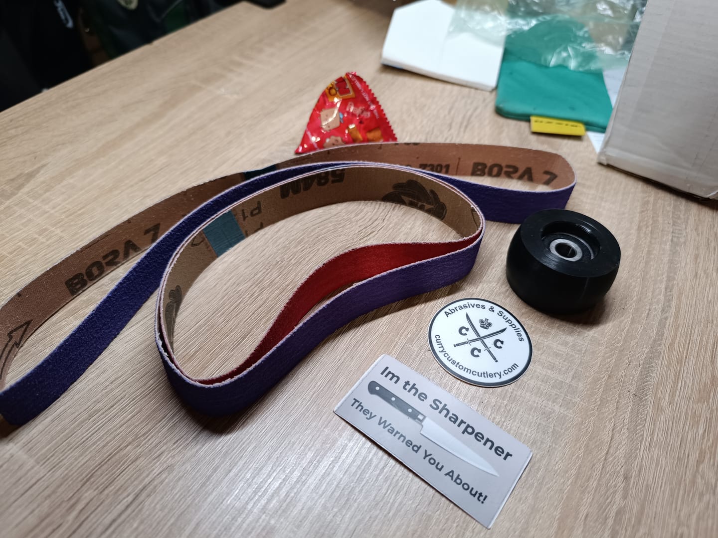 Customer photo review of Vevor 1x30 Dual-Bearing Idler Wheel