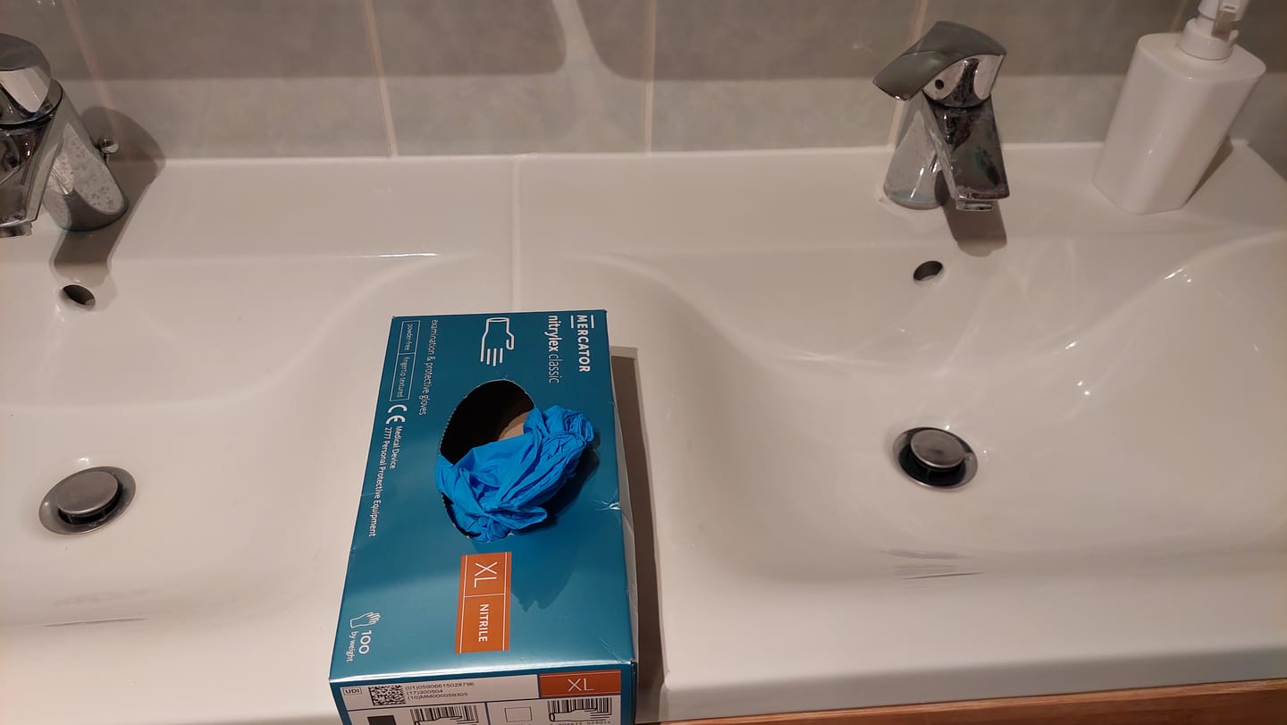 Customer photo review of Mercator nitrylex classic Nitrilhandschuhe