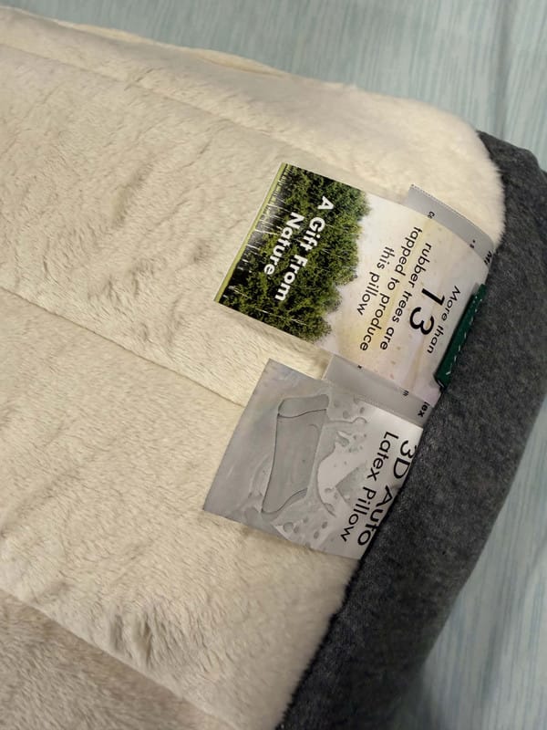 Customer photo review of Getha 3D Auto Latex Pillow