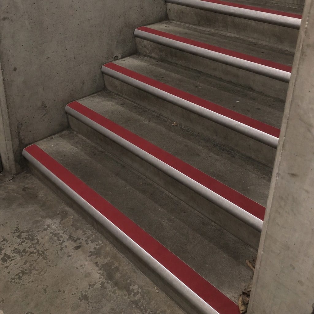Customer photo review of Bullnose Stair Nosing 70mm Tread Aluminium 3.22m Single Channel