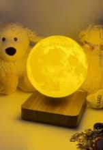 Customer photo review of LUNEA™ — Lampe Lune en Lévitation Magnétique