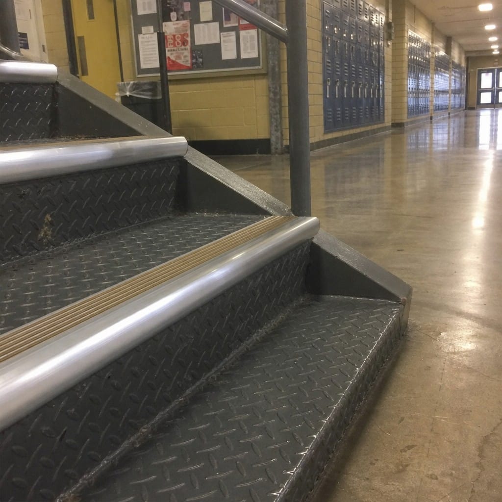 Customer photo review of Aluminium Bullnose Stair Nosing 70.58x55mm 5mm Gauge, 1m & 2m
