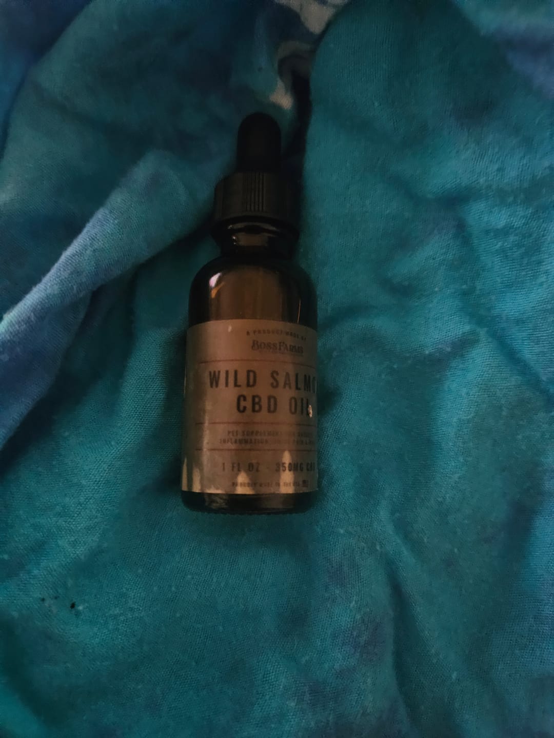 Customer photo review of Wild Salmon Pet CBD Oil (Multiple Sizes)