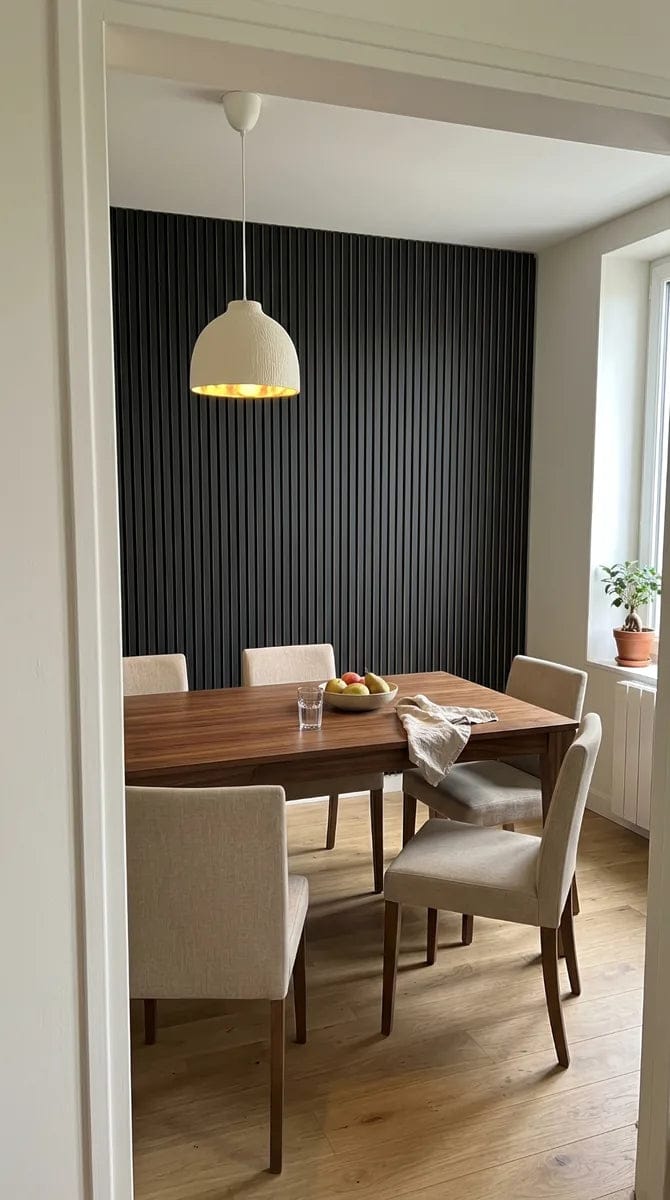 Customer photo review of Panneaux Acoustiques Noir Mat – 240x60 – 11 mm – Lot de 4
