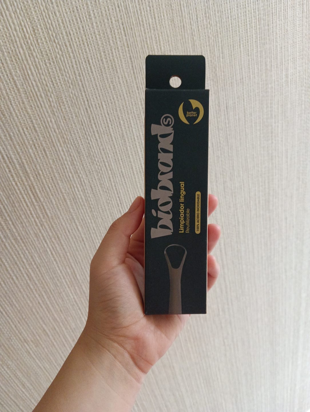 Customer photo review of Limpiador Lingual Reutilizable