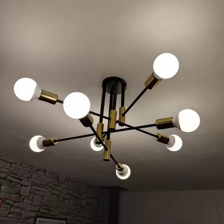 Customer photo review of 6 Light Globe Ceiling Light