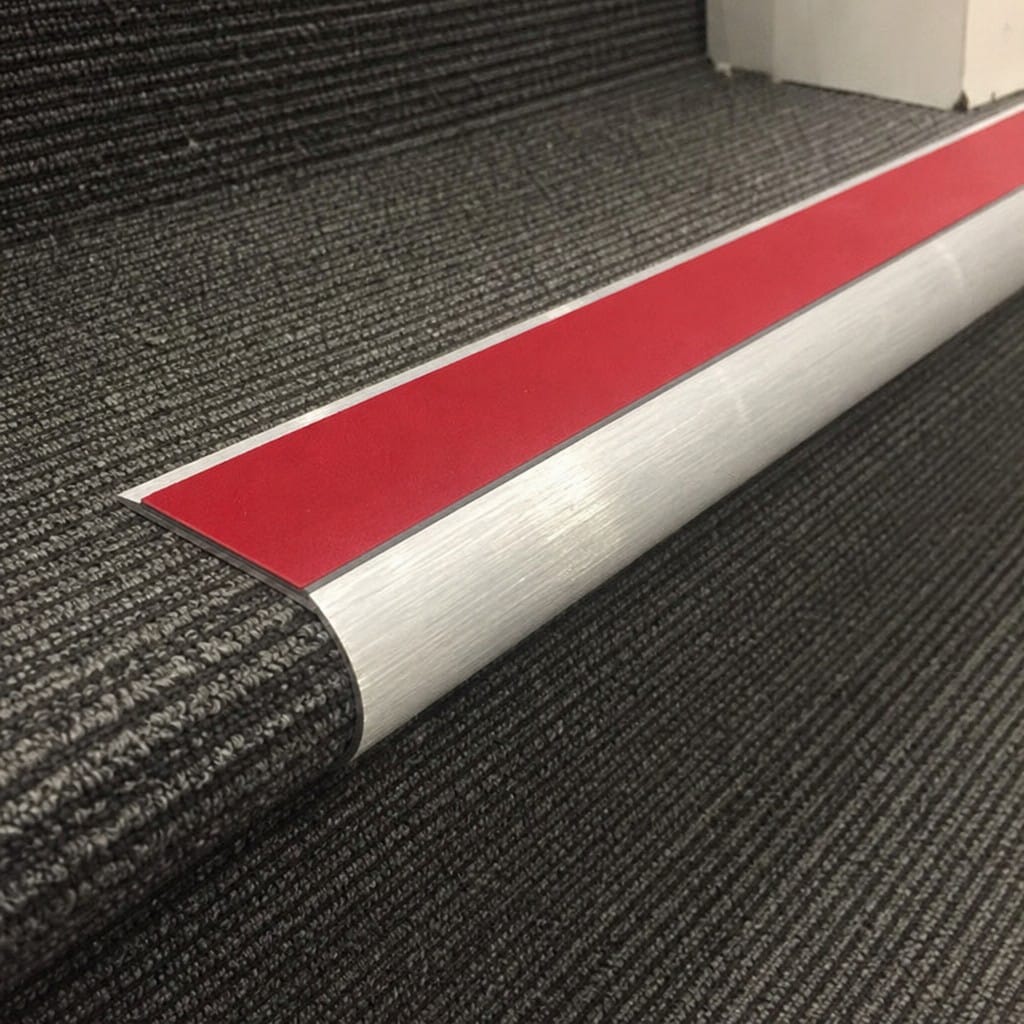 Customer photo review of Bullnose Stair Nosing 70mm Tread Aluminium 3.22m Single Channel