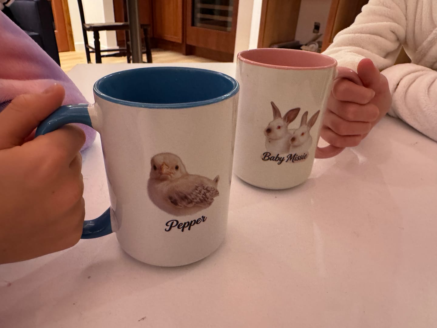 Customer photo review of Custom Color Pencil Mug