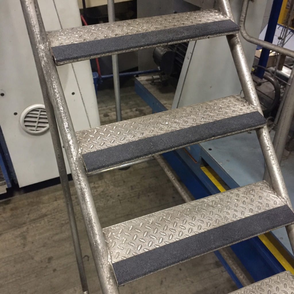 Customer photo review of Conformable Anti-Slip Tape | Aluminium Foil Backed | Diamond Plate & Curved Surfaces