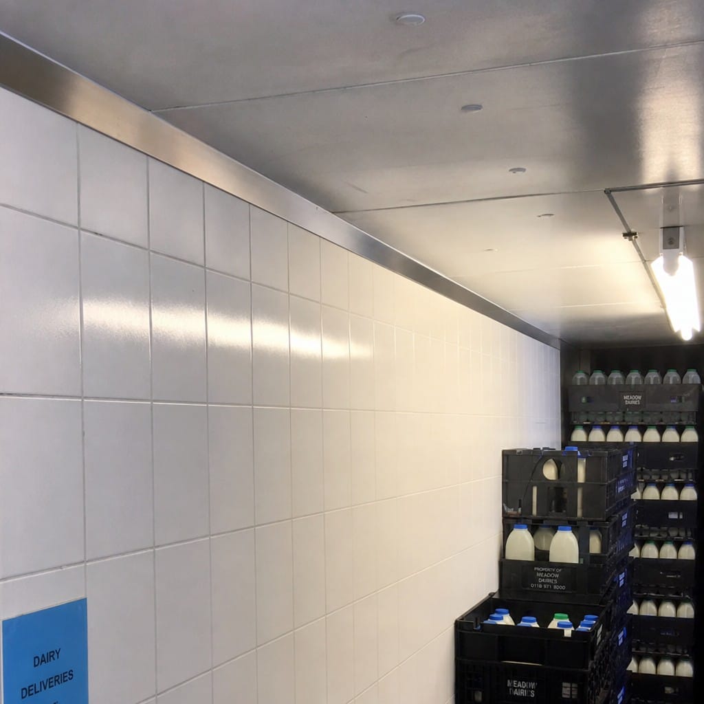 Customer photo review of Self Adhesive Stainless Steel Cover Strip 60mm, 80mm, 100mm for Hygienic Joint Concealing