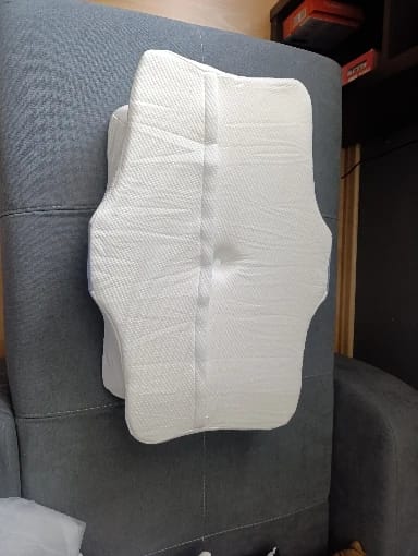 Customer photo review of JOAY Ergonomic Cervical Pillow – Butterfly Memory Foam