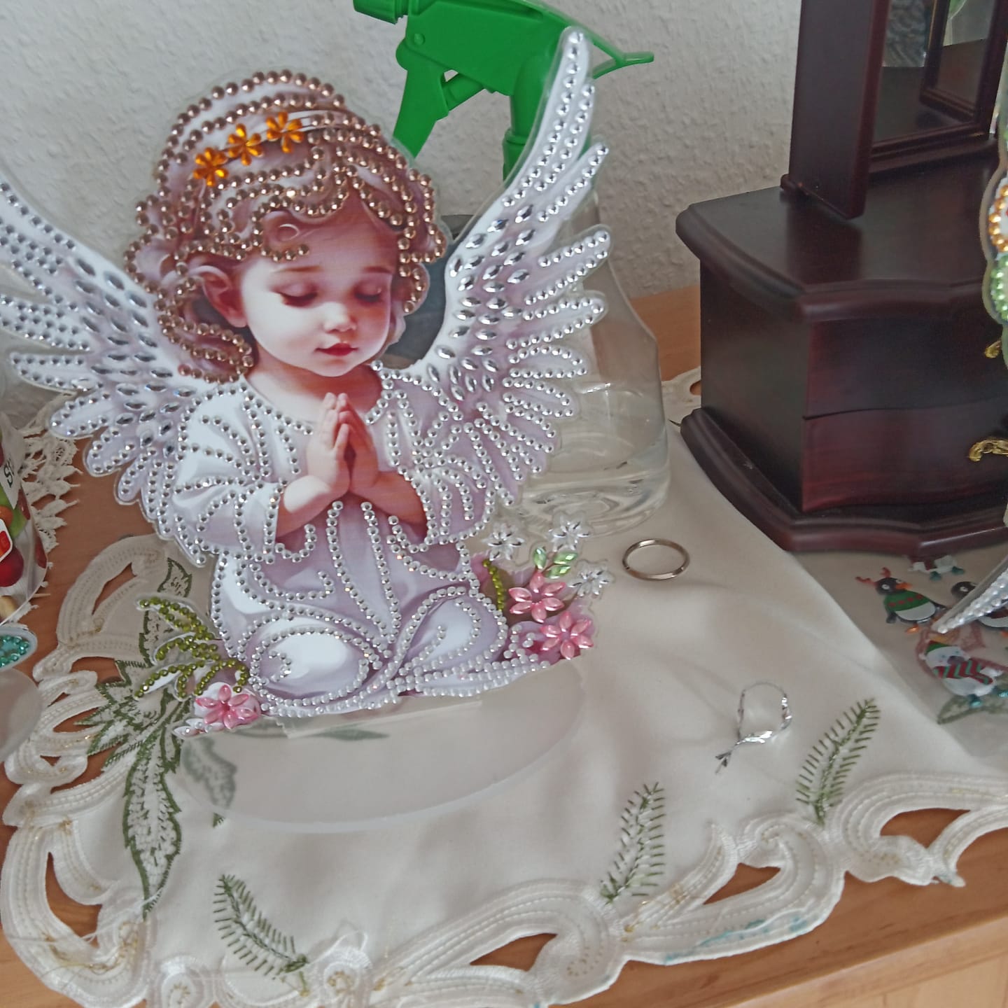 Customer photo review of Diamond Painting Ornament – Engel