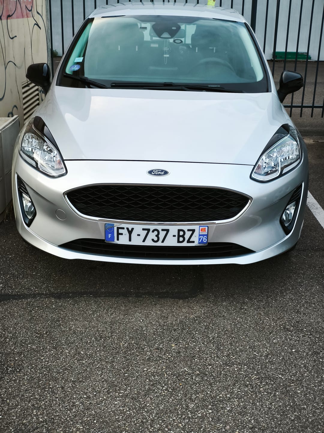 Customer photo review of Ford Fiesta MK8 Gloss Black Mirror Covers (2017-2021)