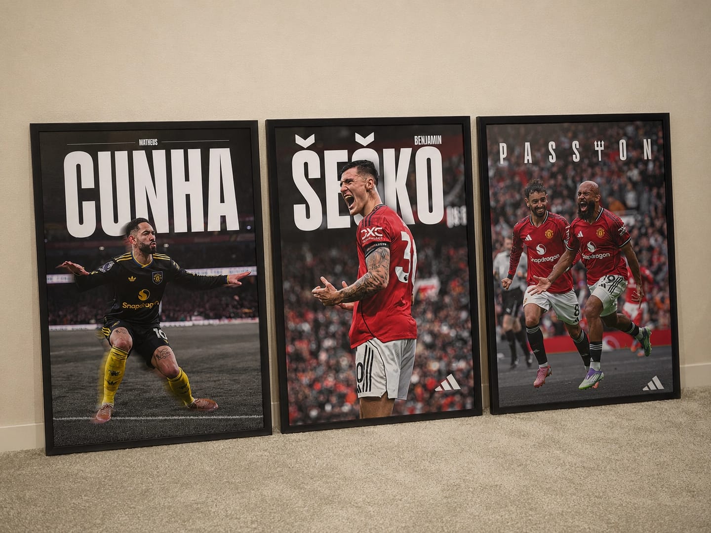 Customer photo review of Manchester United 'Rising Stars' Poster