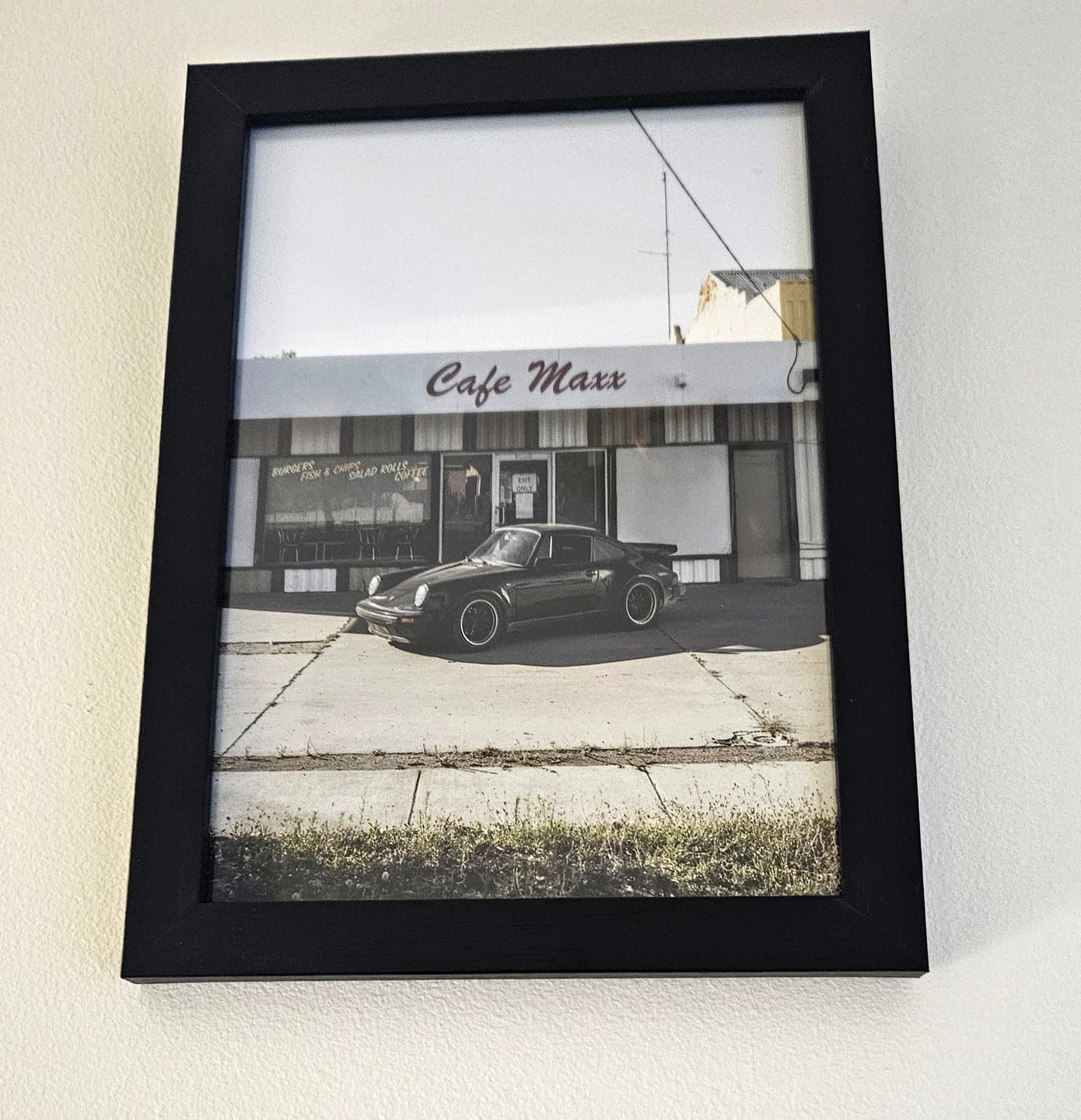 Customer photo review of Cafe Maxx By Tim Harris Art Print