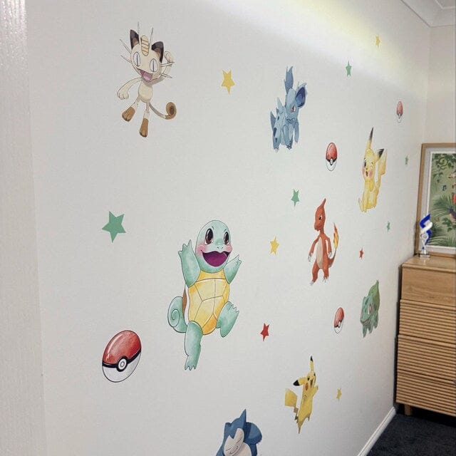 Customer photo review of Pikachu Wall Decal 11.75