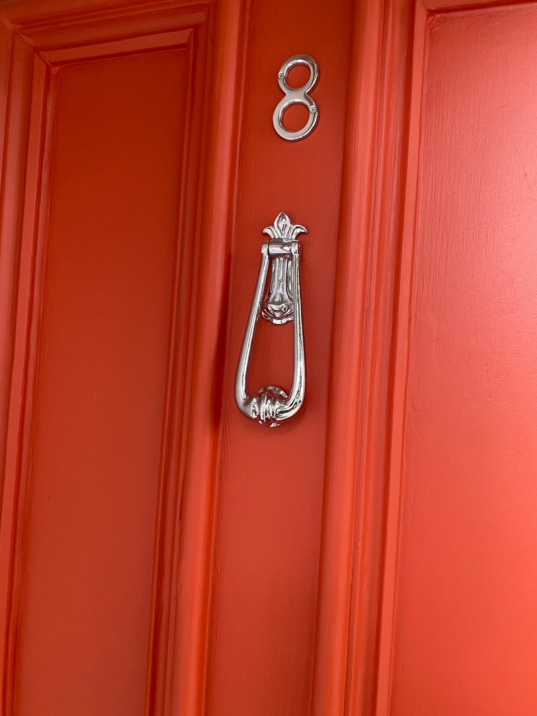 Customer photo review of Victorian Door Knocker | Solid Brass