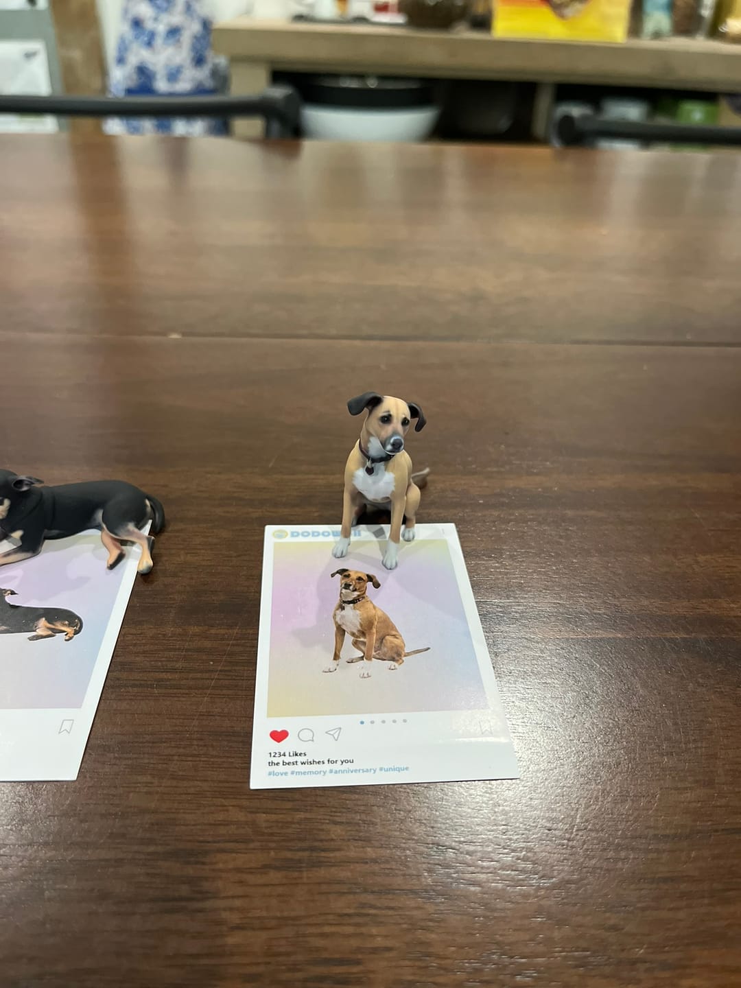 Customer photo review of DoDoWish Personalized 3D Figurine from Photo
