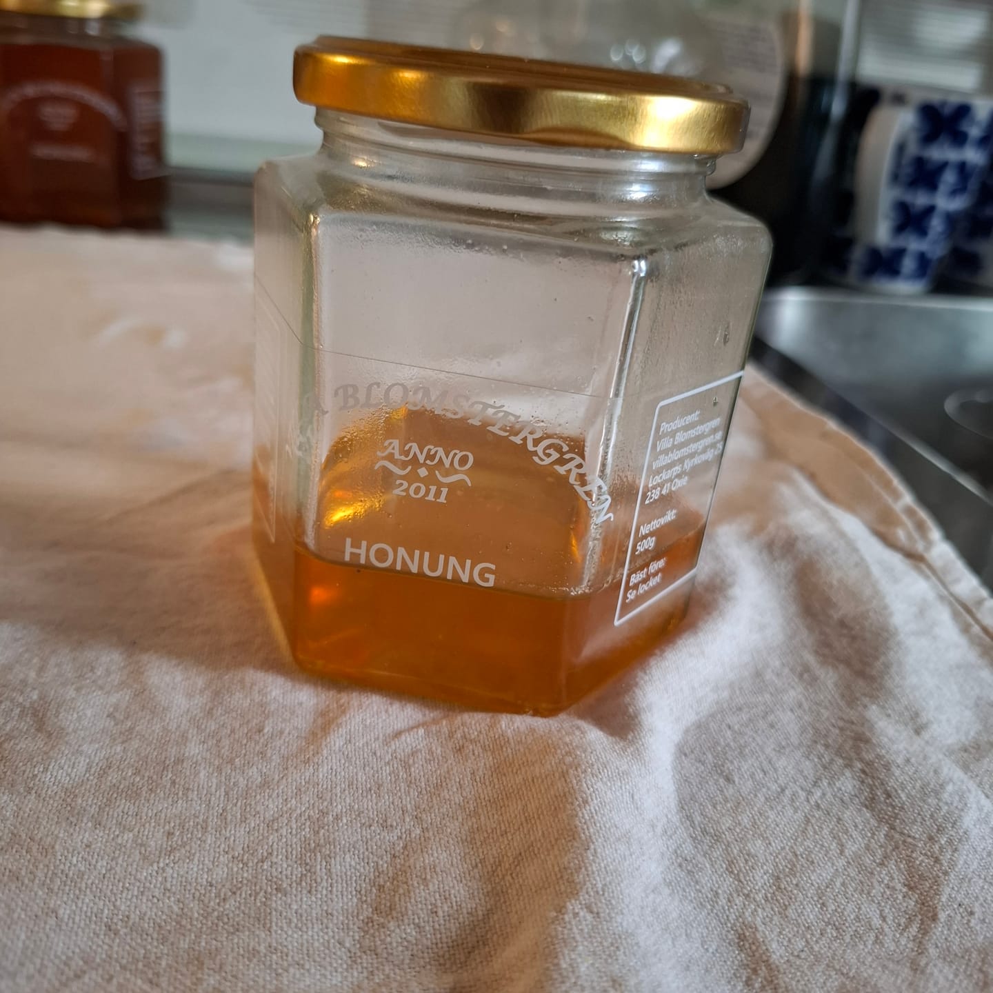 Customer photo review of Flytande honung 500 g – Svensk honung direkt från biodlare