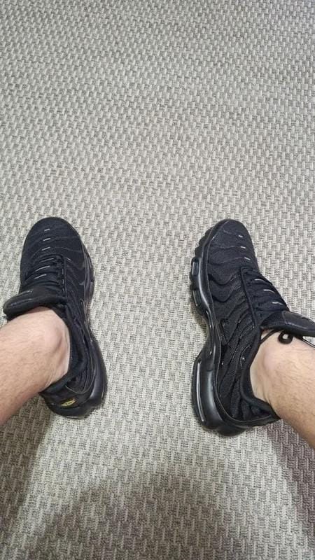 Customer photo review of Air Max TN Plus "Triple White"