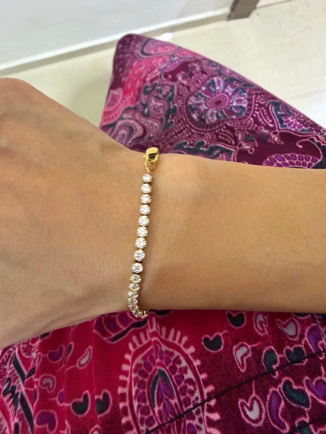 Customer photo review of Tennis Bracelet