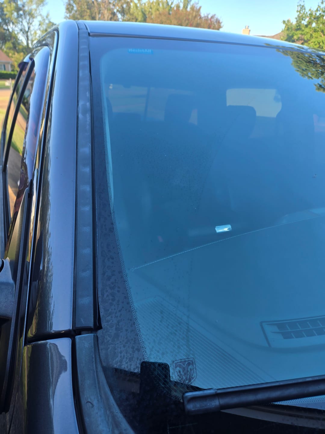 Customer photo review of Diamond Shine Glass Cleaner