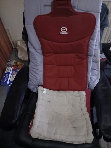 Customer photo review of Devano - Personalisierbares Lendenstützkissen gegen Schmerzen