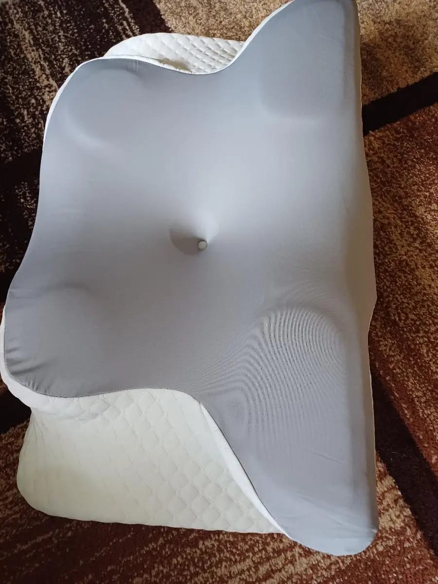 Customer photo review of JOAY Ergonomic Cervical Pillow – Butterfly Memory Foam