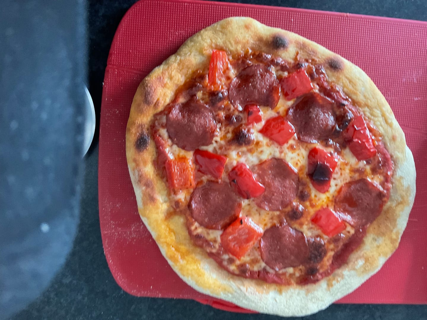 Customer photo review of Sourdough Pizza Dough Balls (Frozen)