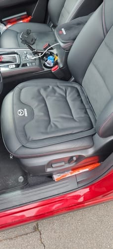 Customer photo review of Devano - Individuelles Autositzkissen