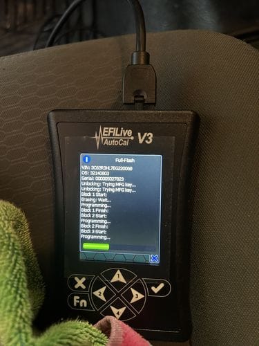 Customer photo review of 2010-2021 Cummins CCS EFILive Tune Package