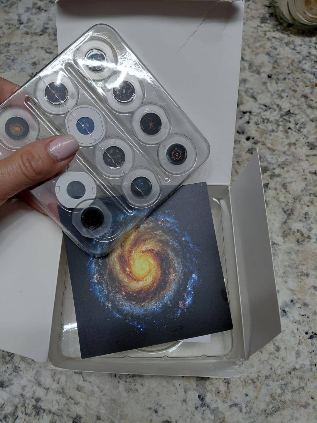 Customer photo review of Lumina Living Projection Night Light
