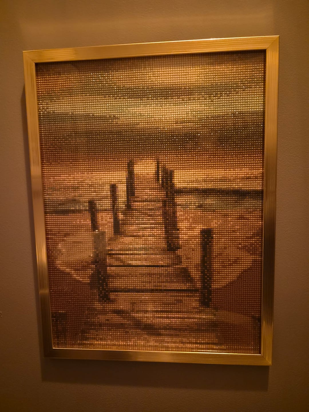Customer photo review of Broderie Diamant - Zénitude à la Plage