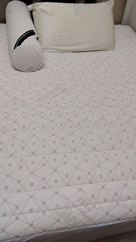 Customer photo review of Getha Nano Silver Mattress Protector