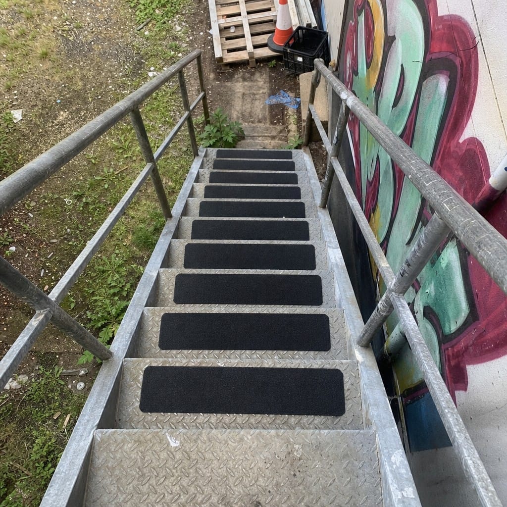 Customer photo review of Self-Adhesive Anti-Slip Stair Tread 150mm × 610mm | 6 Colour Options