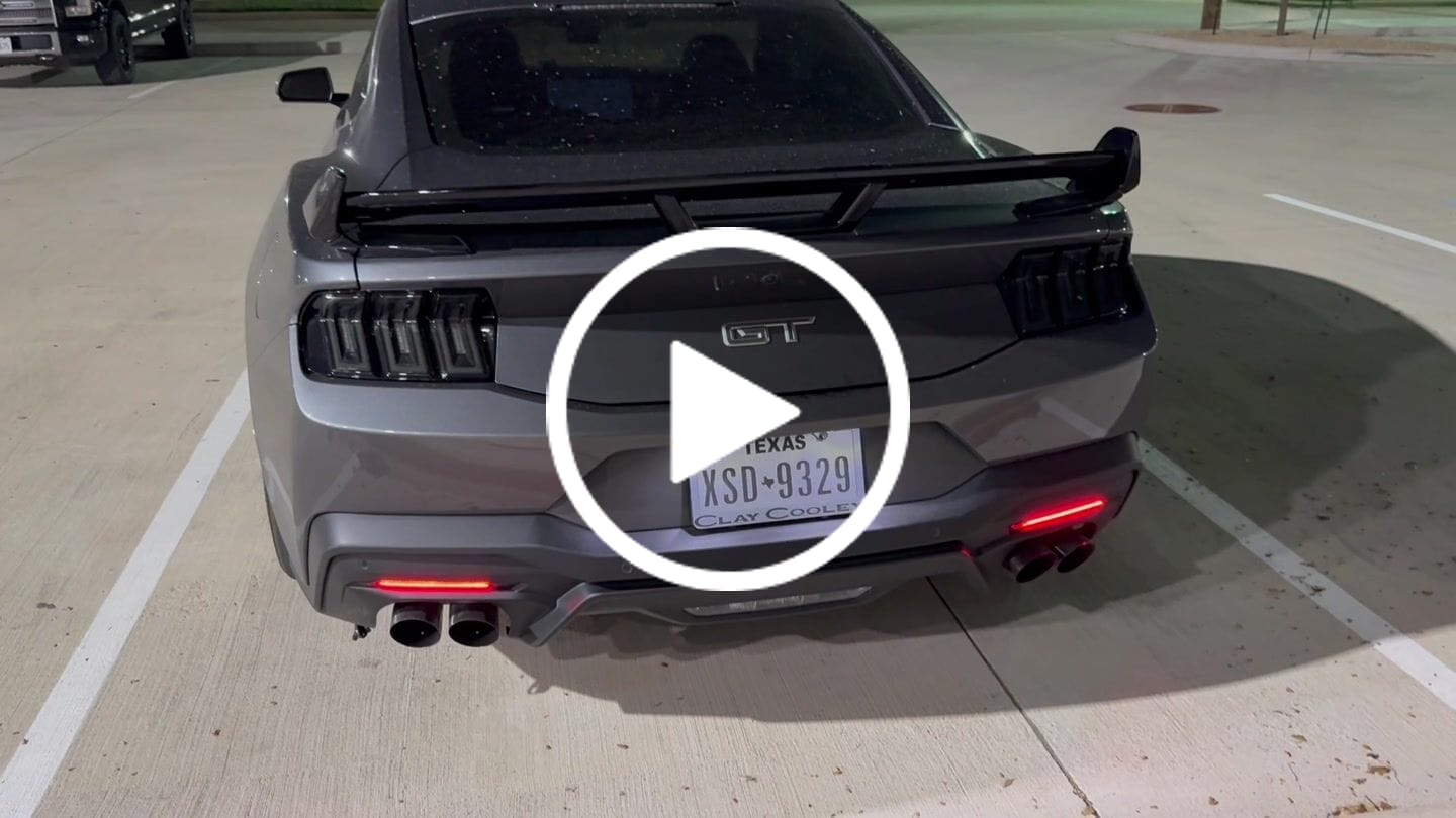 Customer video review of 2024-2026 Mustang S650 Heritage-X™ RGB Taillights Amber Turn Signal Sequential w/ Animation