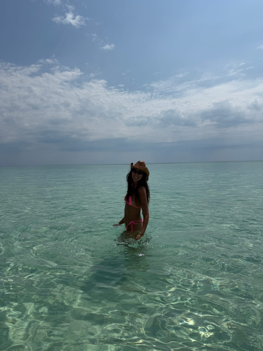 Customer photo review of 001 Bikini Bottoms - Electric Pink