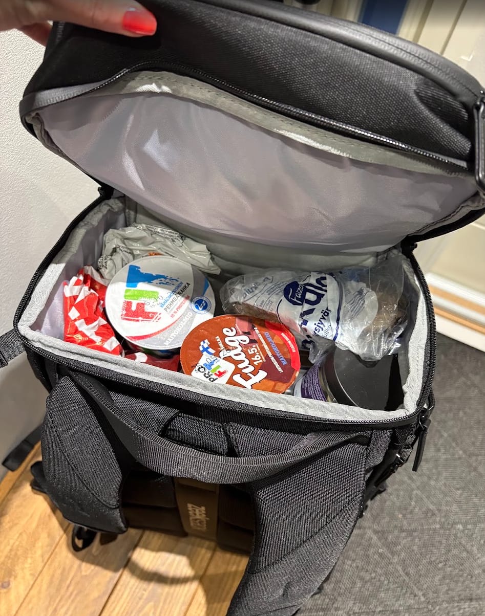 Customer photo review of The Organizer 30L