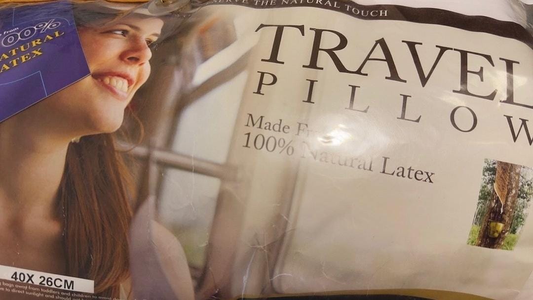 Customer photo review of Getha Travel Pillow - Small