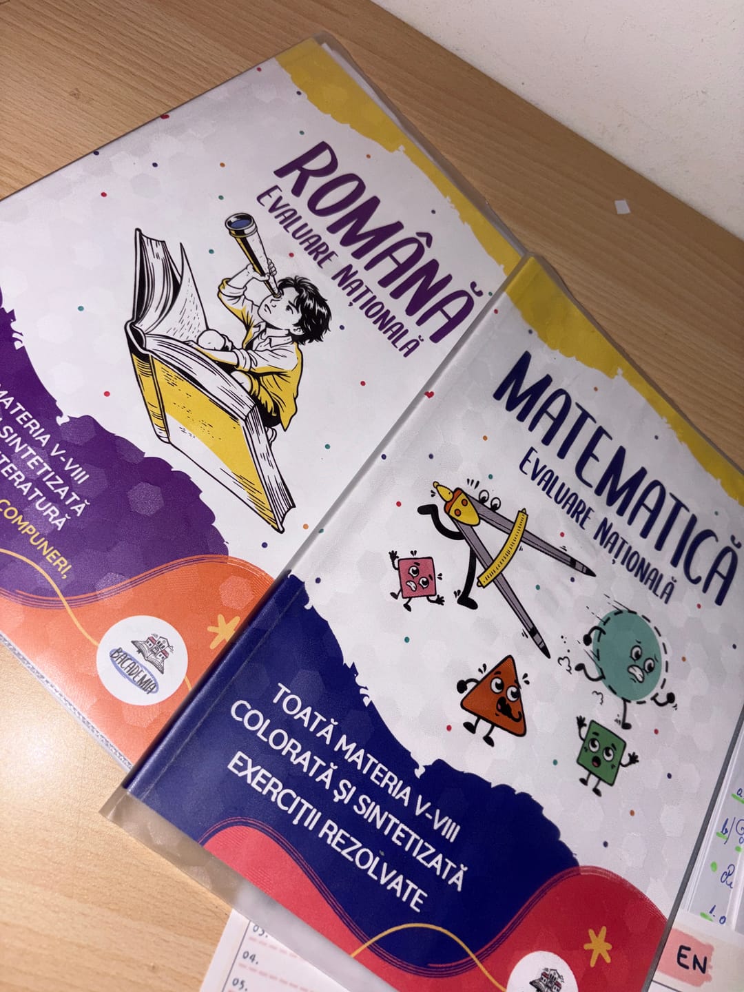 Customer photo review of Pachet Evaluare Națională (Română + Matematică) Bacademia