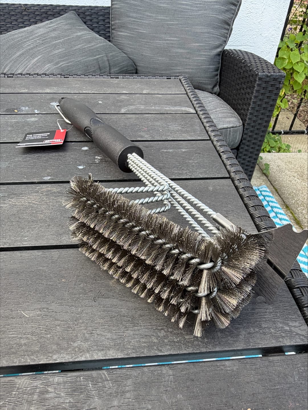 Customer photo review of Brander The Threesome Grill Brush