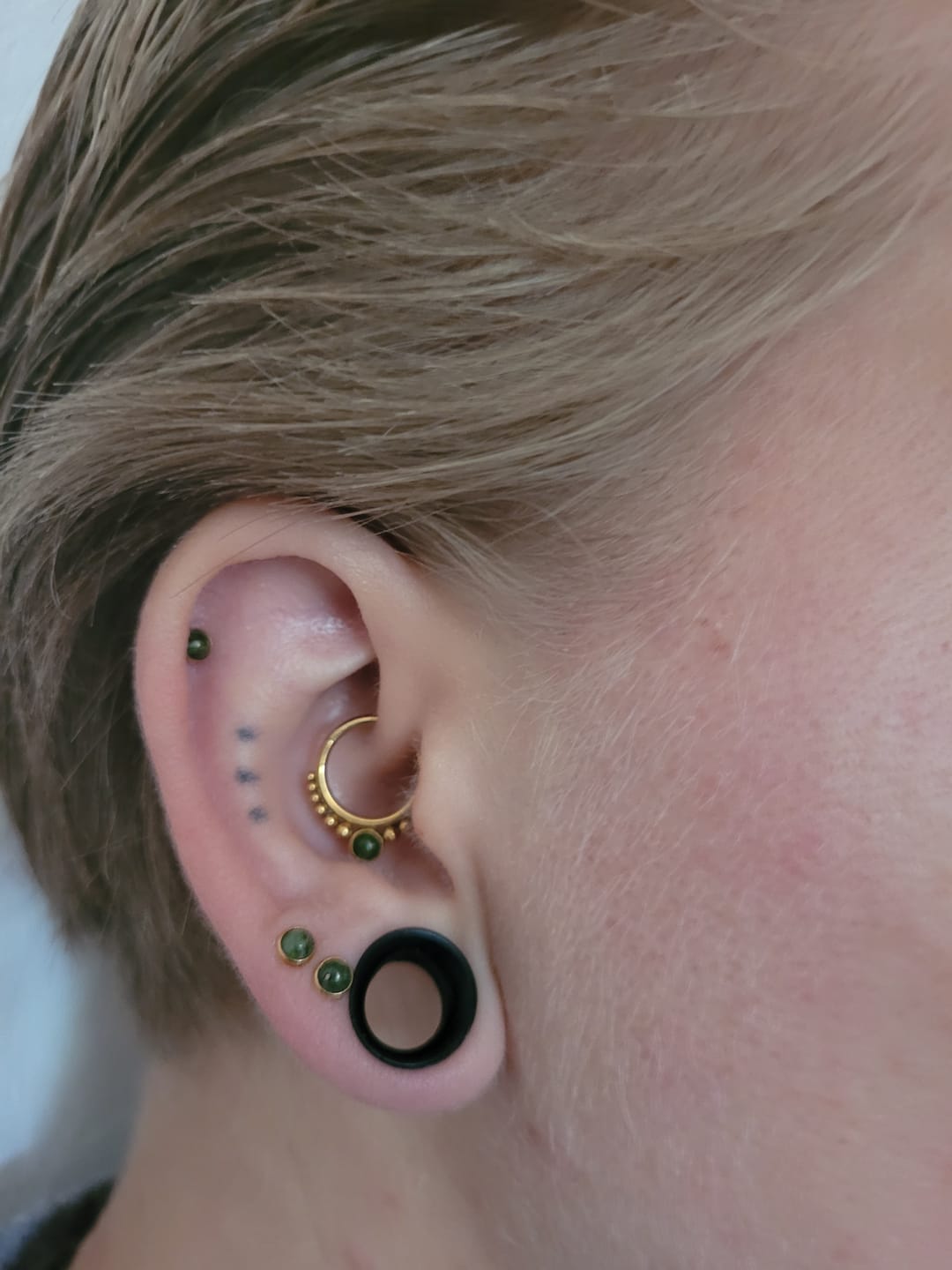 Customer photo review of Piercing Septum Ring Helix Daith - 1I/01