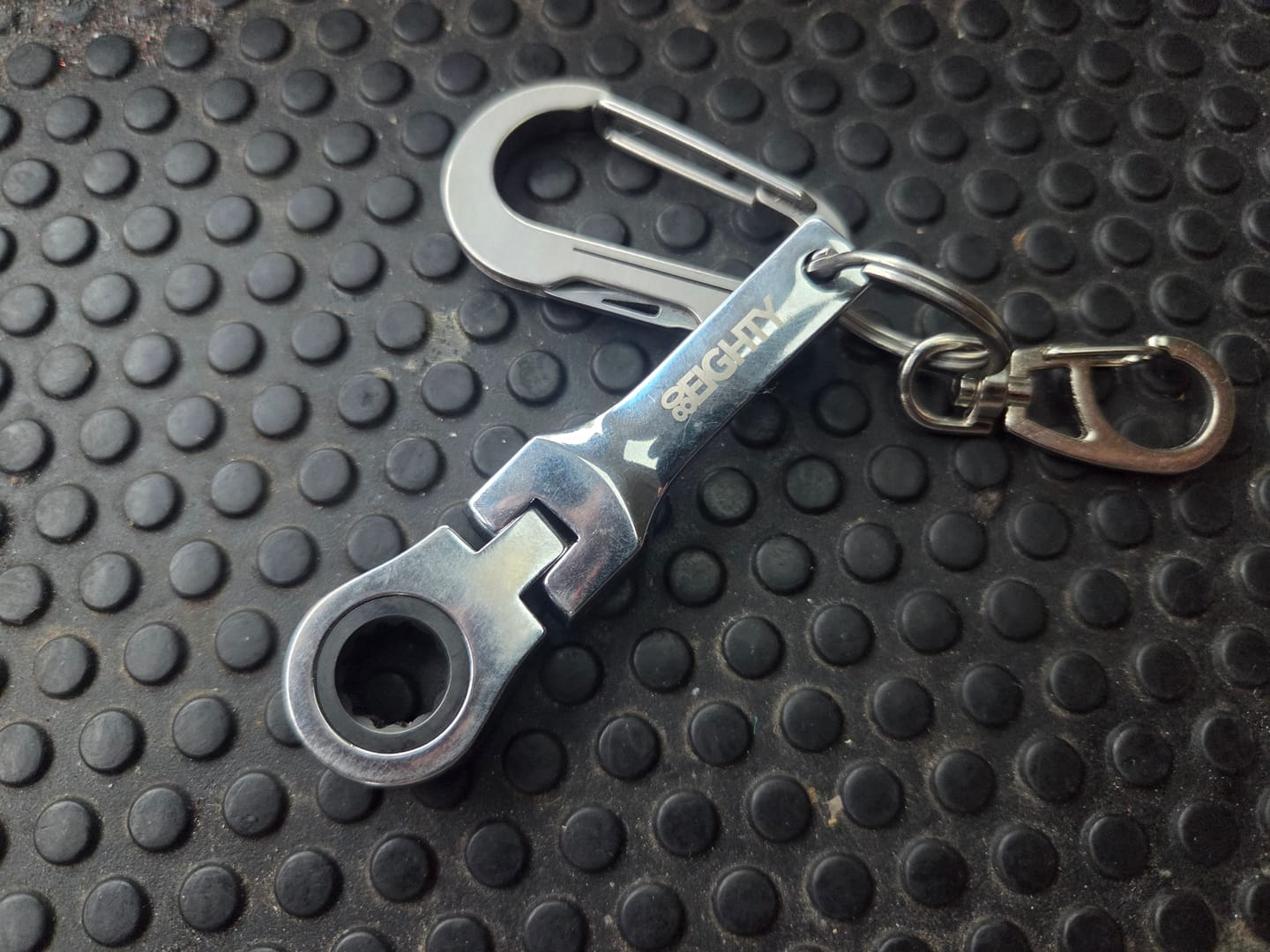 Customer photo review of 80Eighty® 10mm Wrench Keychain