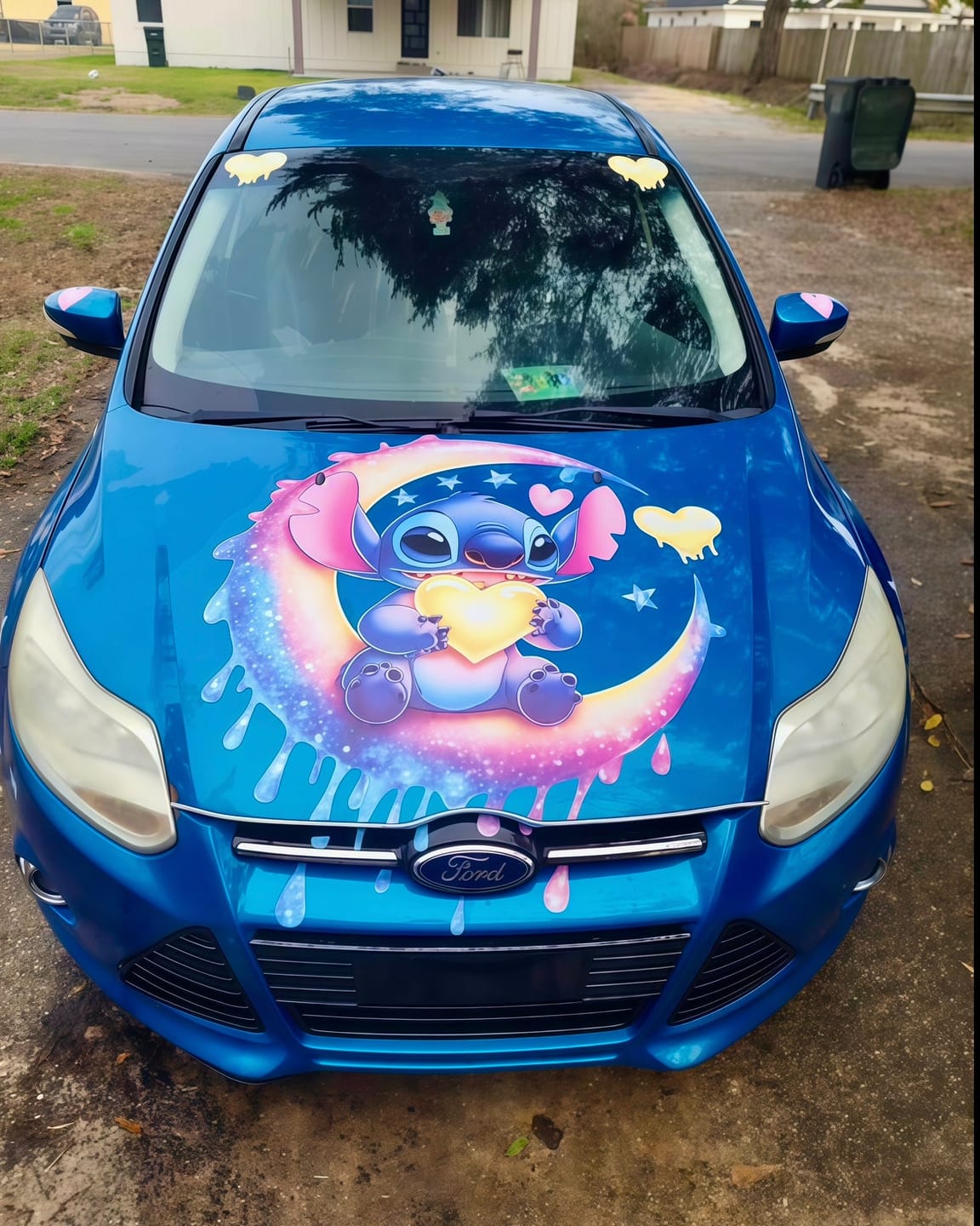 Customer photo review of Stitch Wall Decals